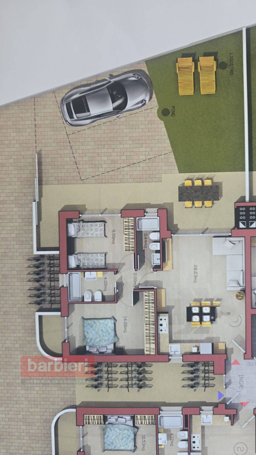 Foto 31 - Trilocale Plutone, Cervia - planimetria 1