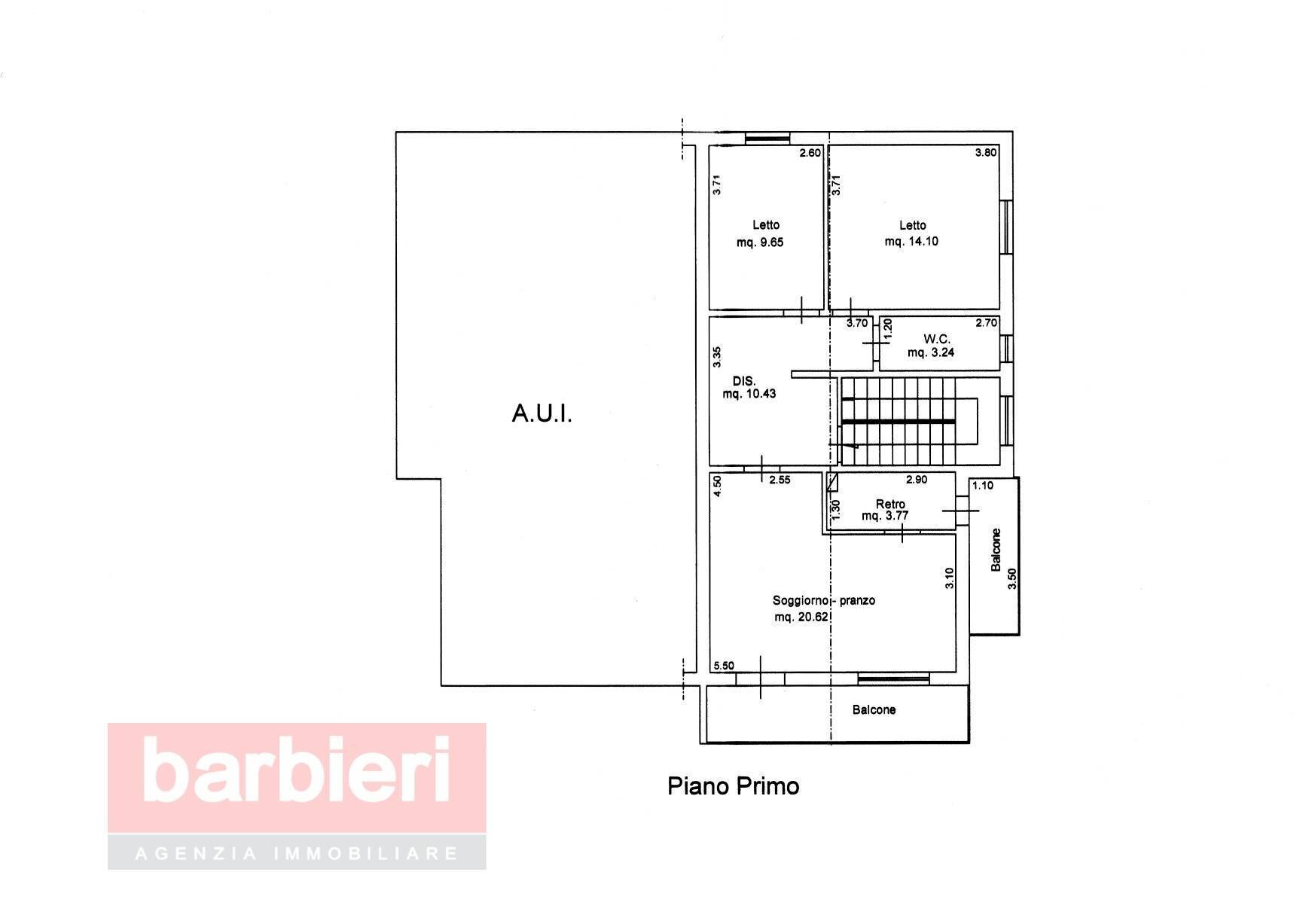 Foto 29 - Trilocale via Pinarella
 
602, Cervia - planimetria 1