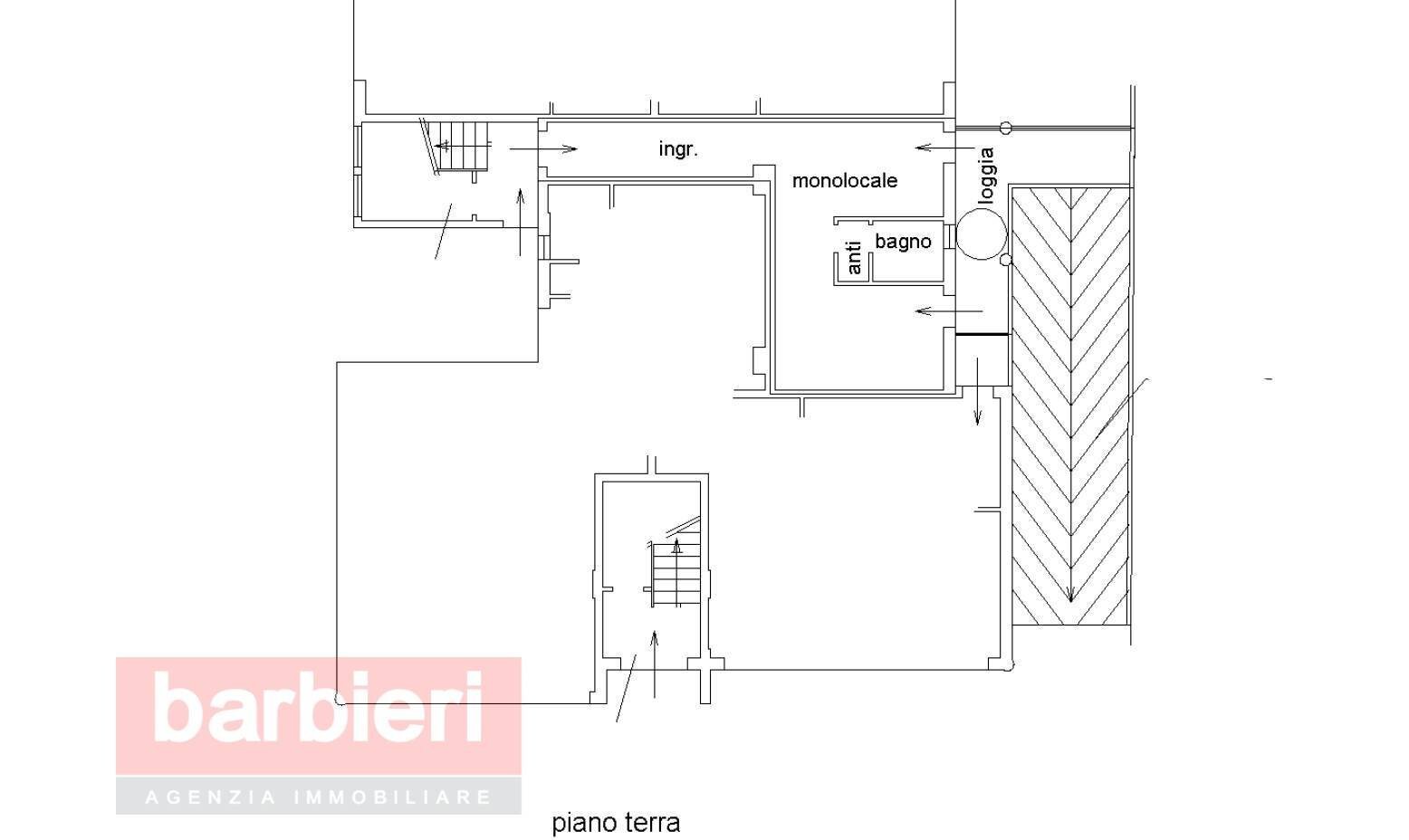 Foto 33 - Monolocale via rociarone
 
85, Cervia - planimetria 1