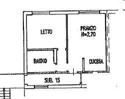 Foto 12 - Bilocale Via Del Lavoro, Ferrara - planimetria 1