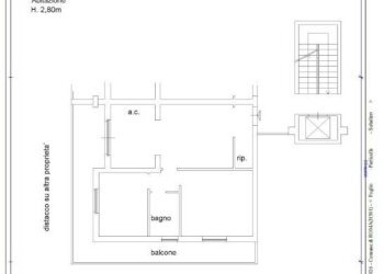Planimetria - Three-room apartment via Carlo Casini, hamlet Dragona, Roma - photo 31