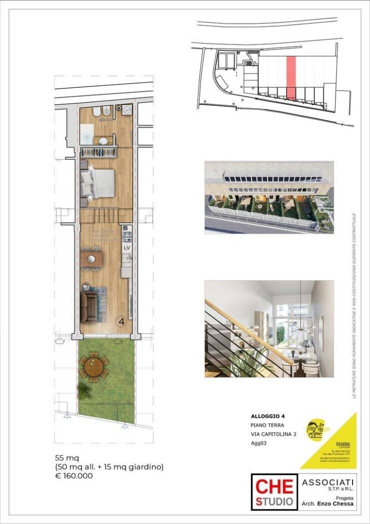 Loft via Capitolina, 3/1, Trieste - planimetria 1