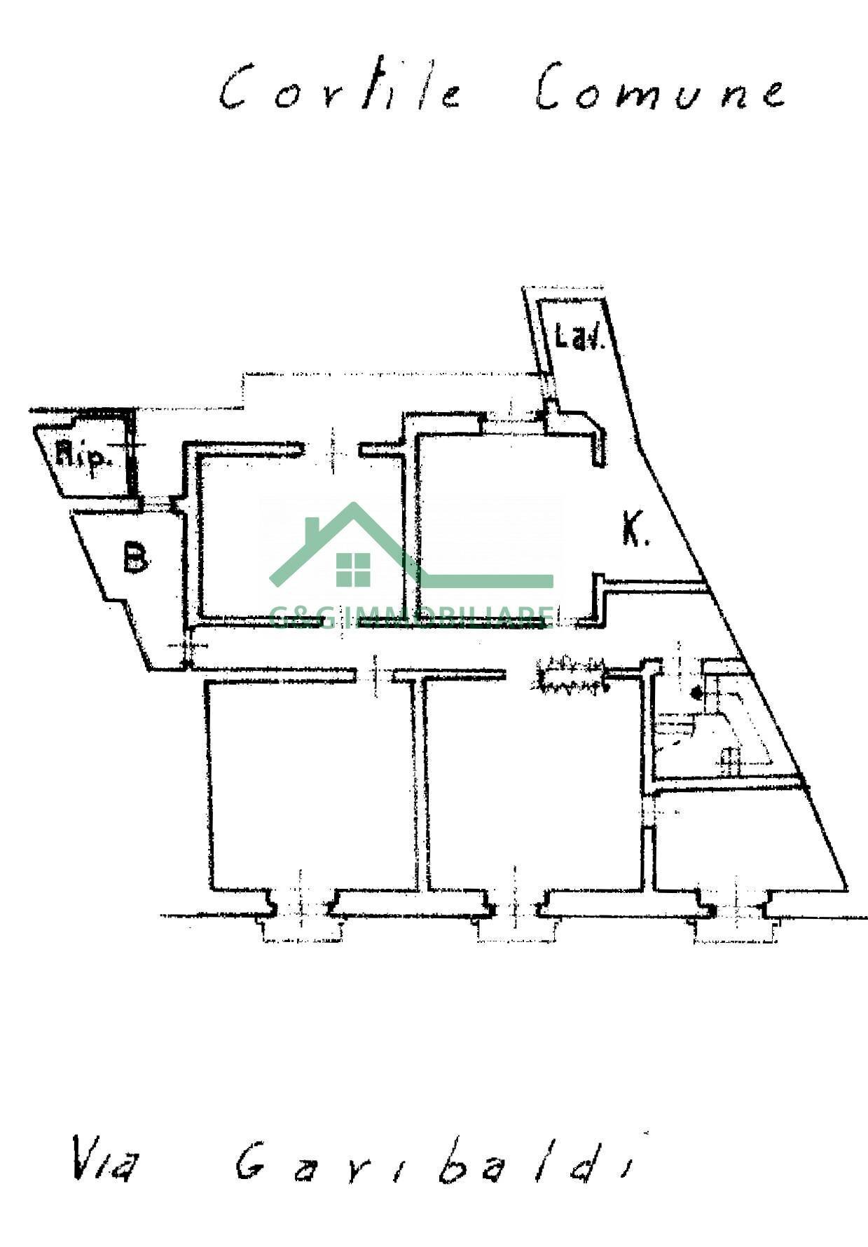 Foto 48 - Quadrilocale Via Giuseppe Garibaldi, Catania - planimetria 1