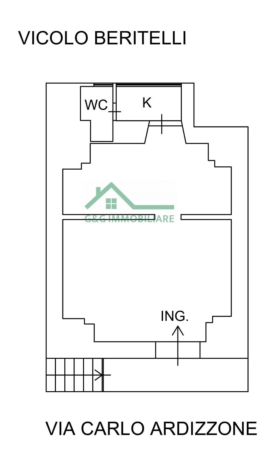 Foto 19 - Casa indipendente Via Carlo Ardizzone, Catania - planimetria 1