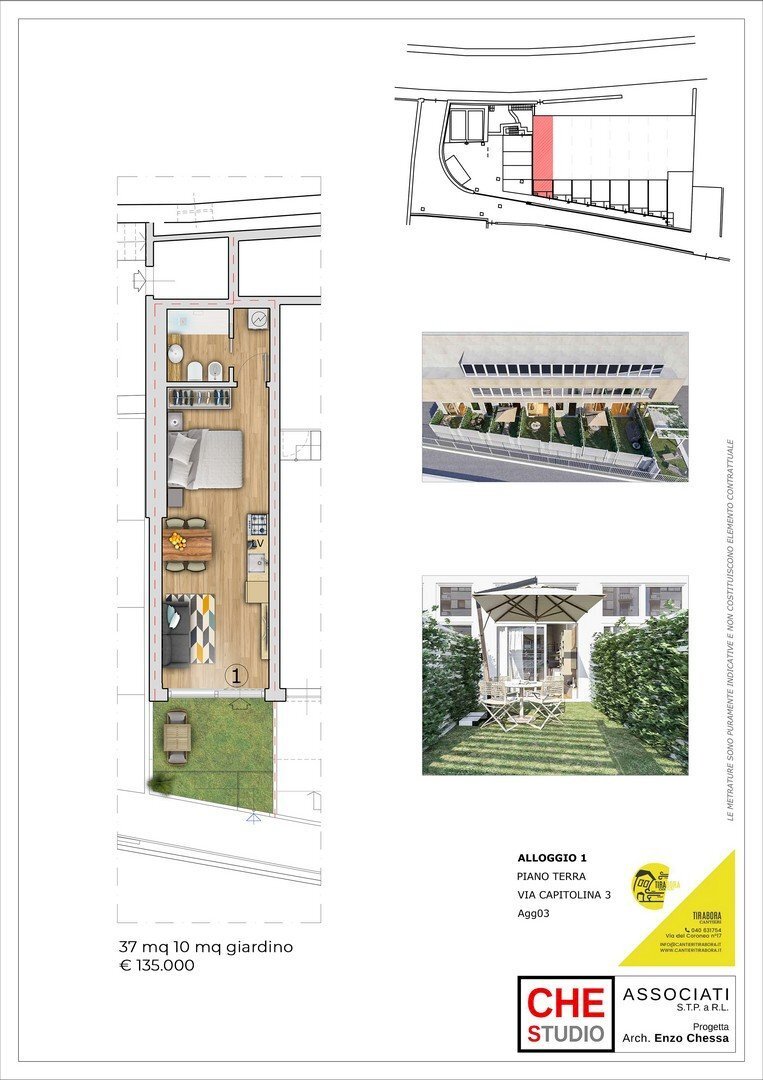 Loft via Capitolina, 3/1, Trieste - planimetria 1