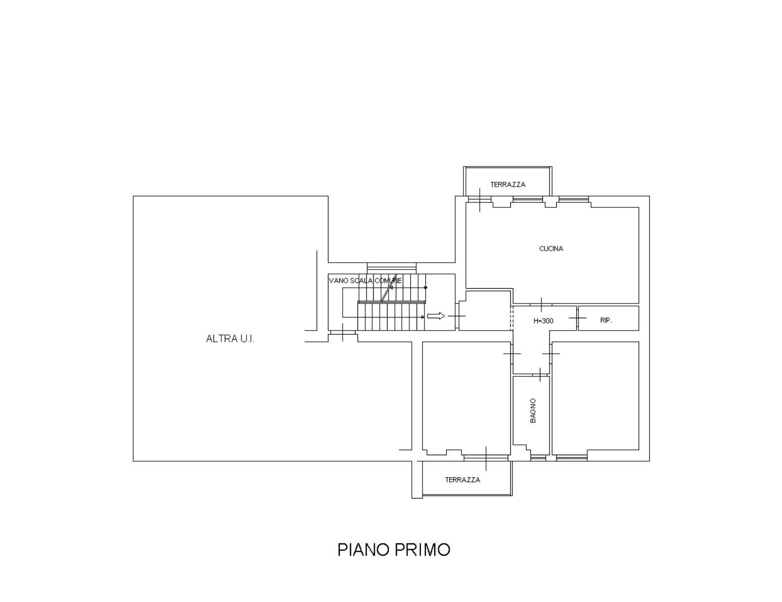 Foto 14 - Quadrilocale Via Donatori del Sangue, Orbetello - planimetria 1