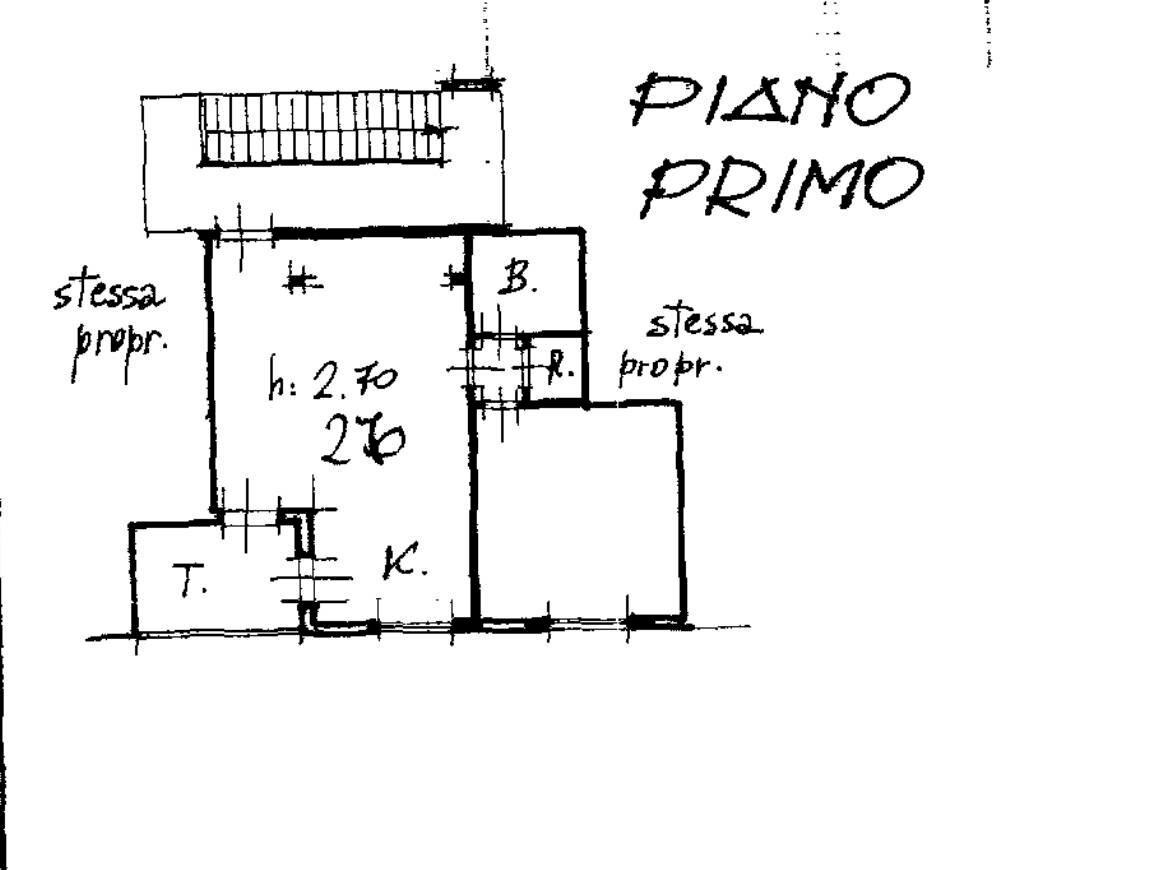 Foto 11 - Trilocale Via Cecioni, Orbetello - planimetria 1