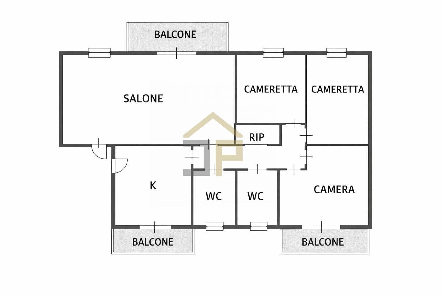 Foto 24 - Apartment Via Villabianca
 
4, Partinico - floor plans 1