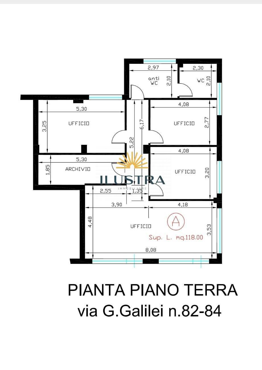 Foto 10 - Locale Commerciale via galileo galilei
 
82-84, Grottammare - planimetria 1