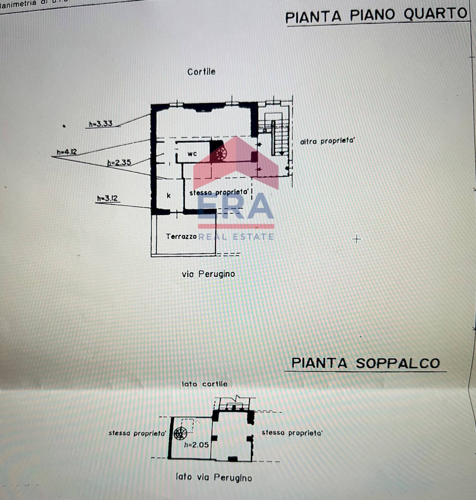 Foto 20 - Attico VIA PERUGINO, Milano - planimetria 1
