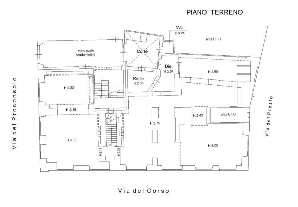Foto 36 - Attività Commerciale Via Del Corso, Firenze - planimetria 1
