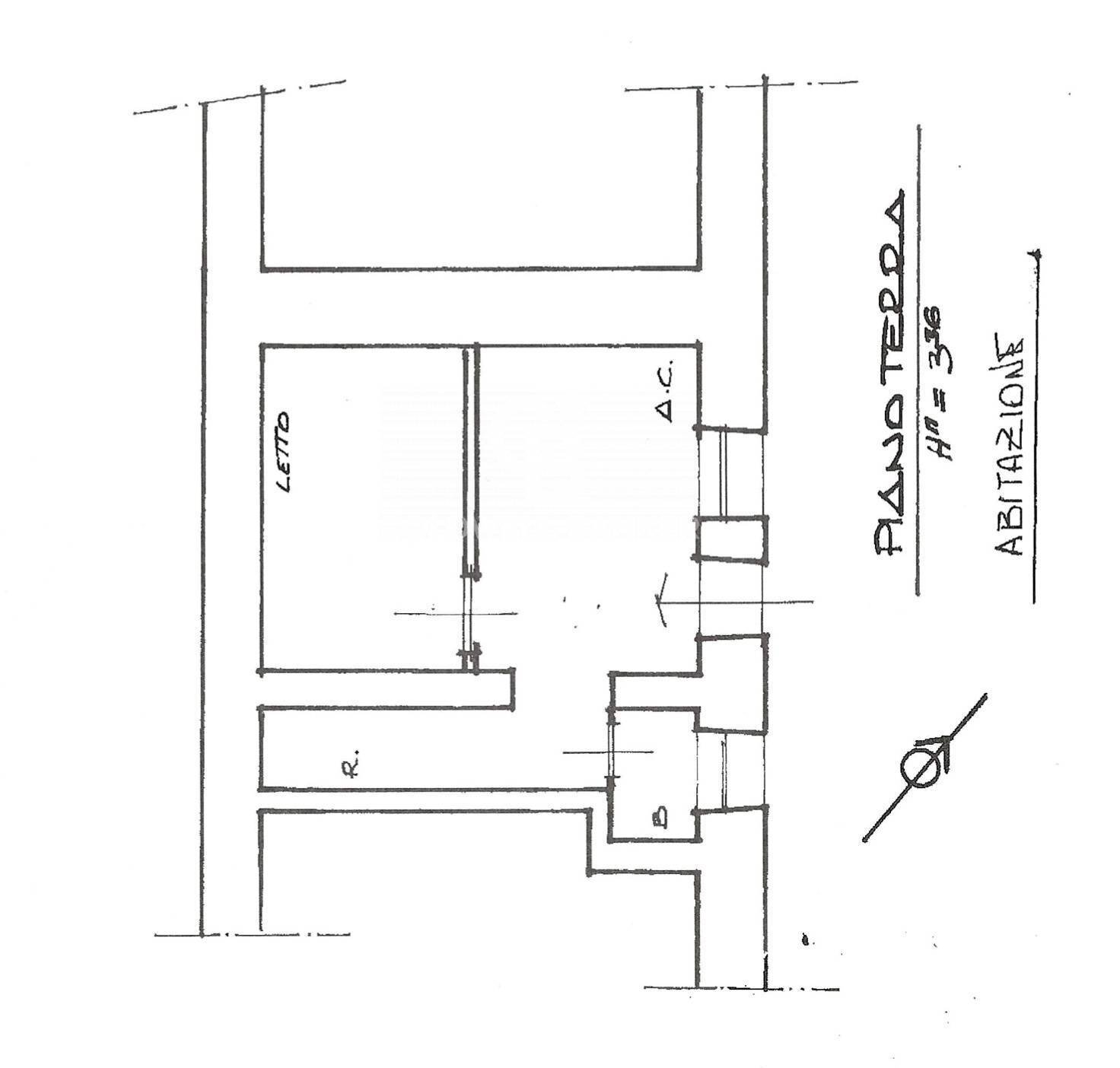Foto 16 - Bilocale Via Della Fontana Secca, Roma - planimetria 1