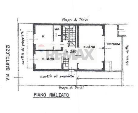 Pianta 2D - Villa Viale Corsica, Milano - planimetria 1