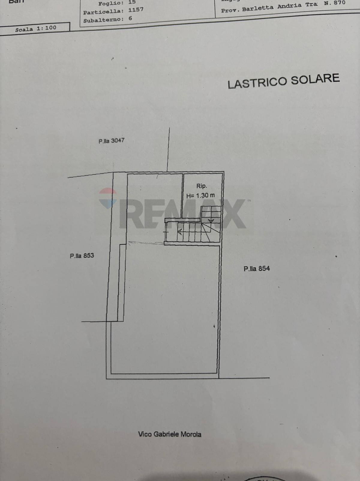 Pianta 2D - Casa indipendente VICO GABRIELE MOROLA
 
42-44, Trani - planimetria 1
