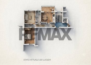 Pianta 3D - Three-room apartment VIA CECOSLOVACCHIA
 
7, Trani - photo 24