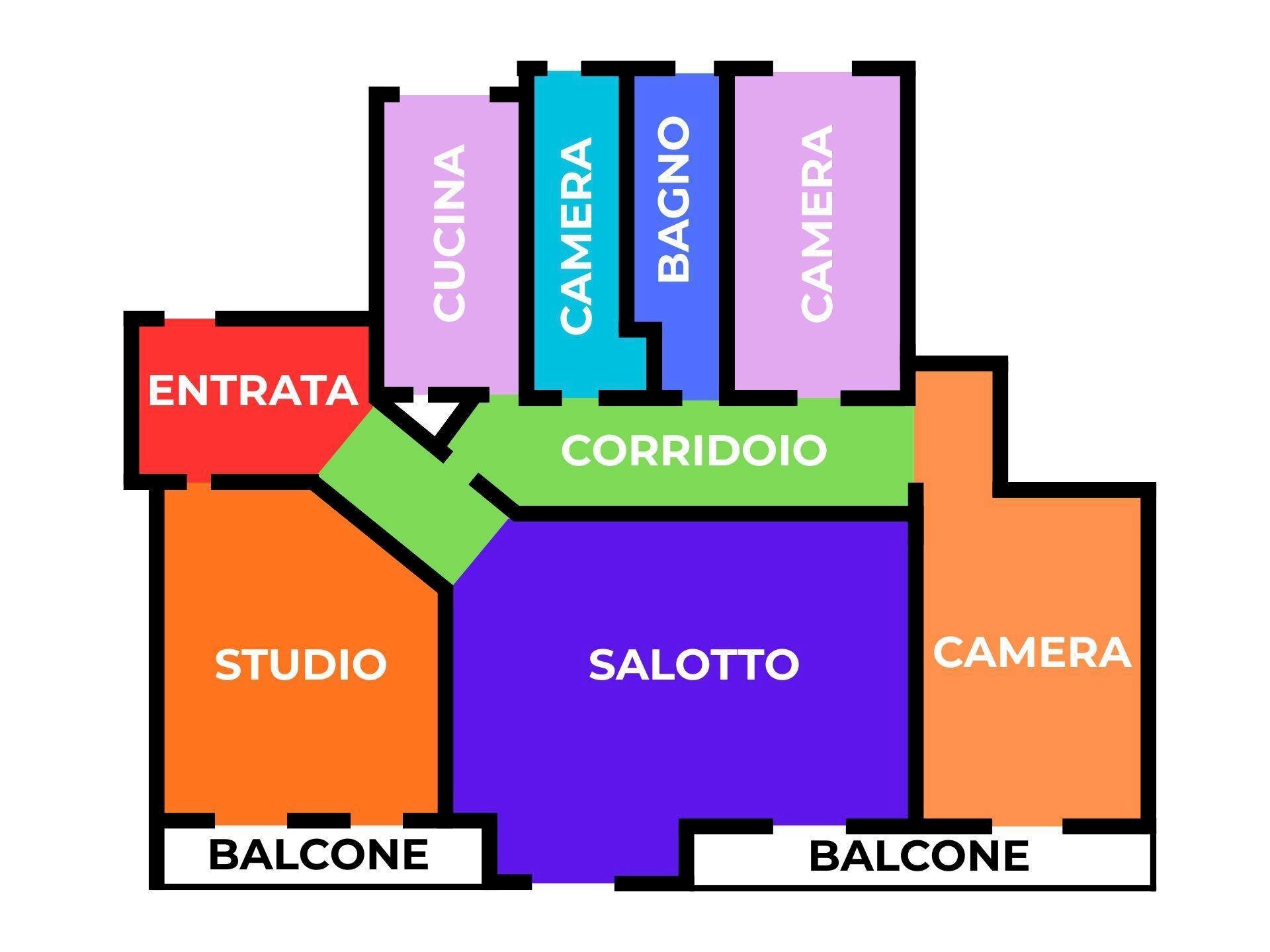 Foto 31 - Quadrilocale Mantova - planimetria 1