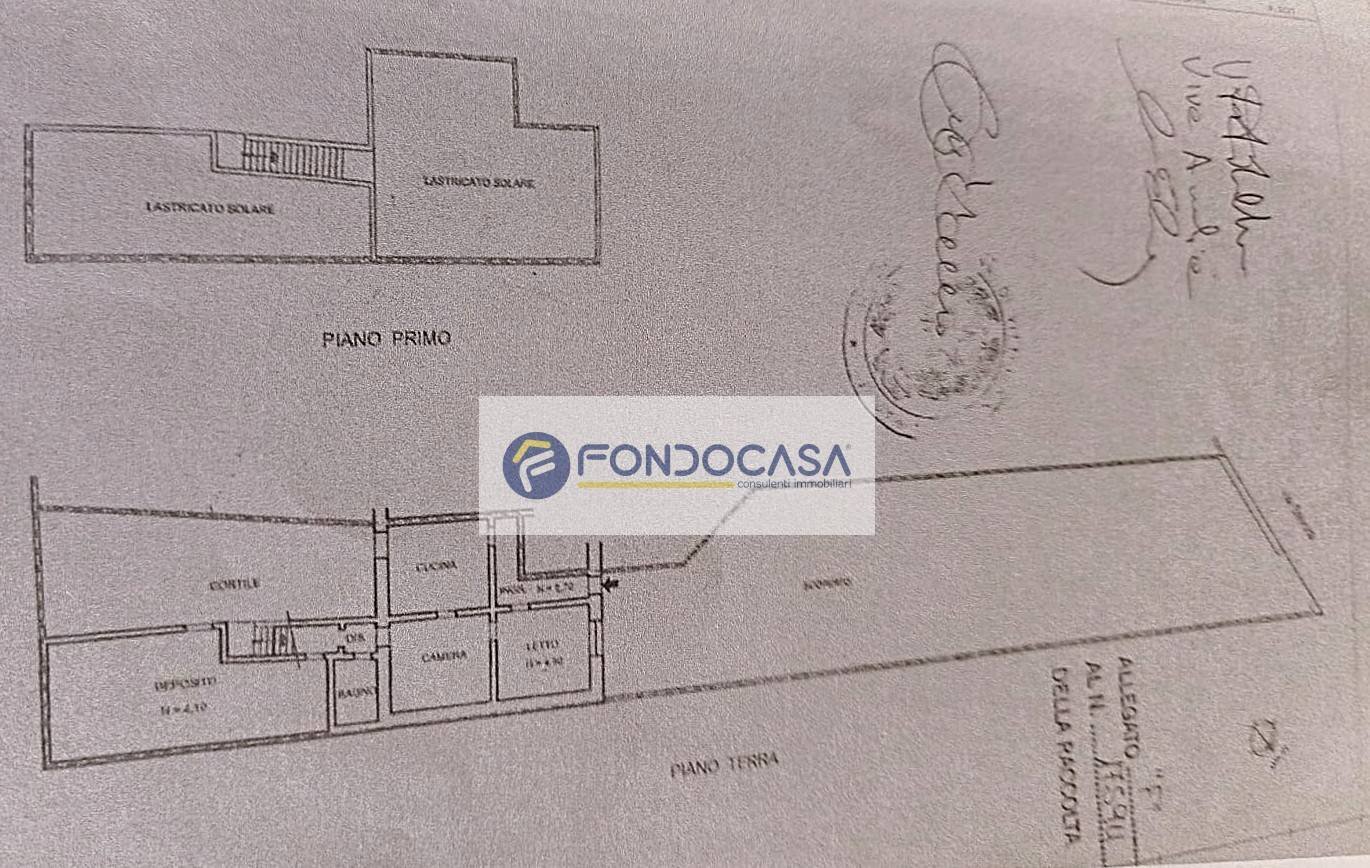 Foto 39 - Casa indipendente via Savoia, Minervino di Lecce - planimetria 1