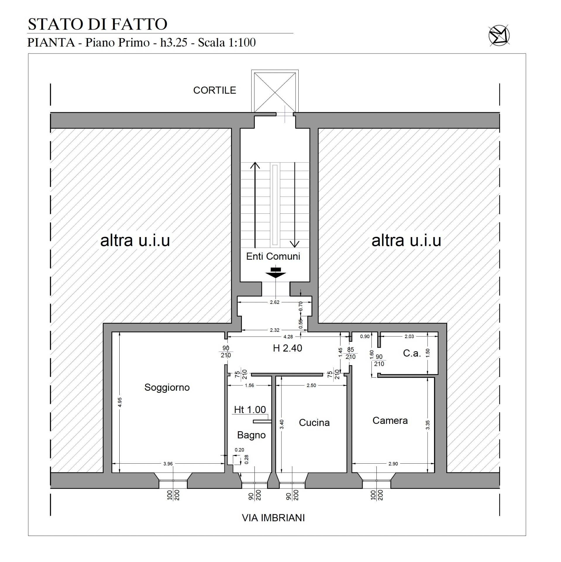 Foto 18 - Two-room apartment Via Degli Imbriani
 
27, Milano - floor plans 1