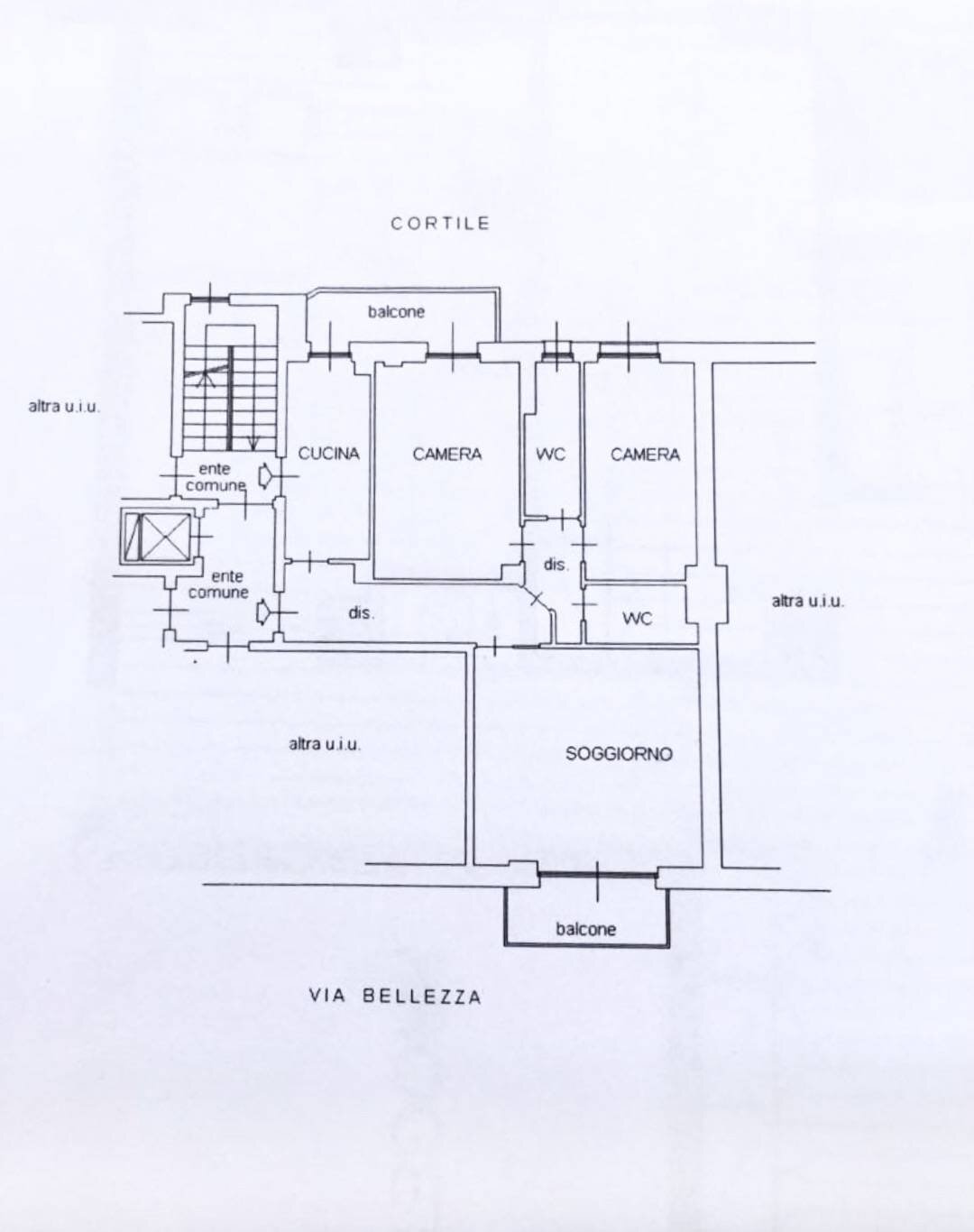 Foto 32 - Three-room apartment Via Giovanni Bellezza
 
11, Milano - floor plans 1