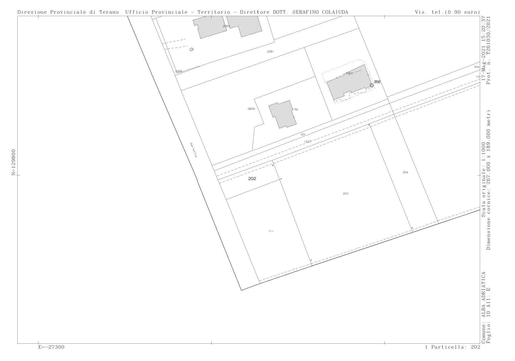 Foto 9 - Terreno edificabile via dei mille
 
4, Alba Adriatica - planimetria 1