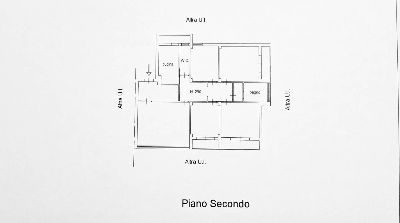 Foto 31 - Appartamento Via Giovanni bosco, Viareggio - planimetria 1