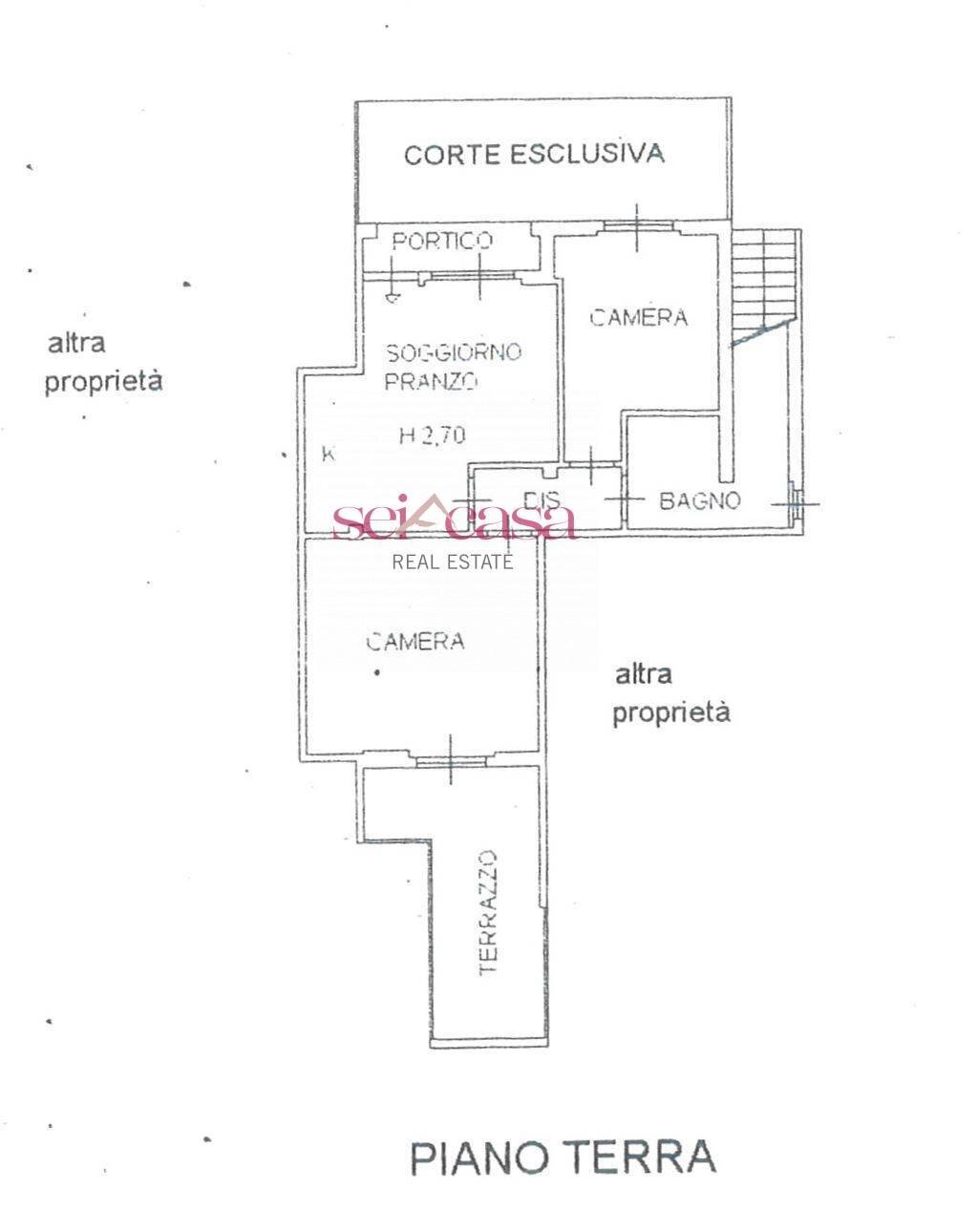 Foto 19 - Trilocale Roccastrada - planimetria 1
