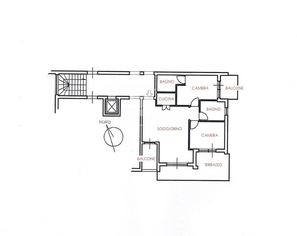 Foto 23 - Appartamento Via Courmayeur
 
22, Roma - planimetria 1
