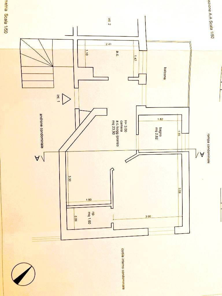 Foto 13 - Bilocale Clivo Delle Mura Vaticane
 
23, Roma - planimetria 1