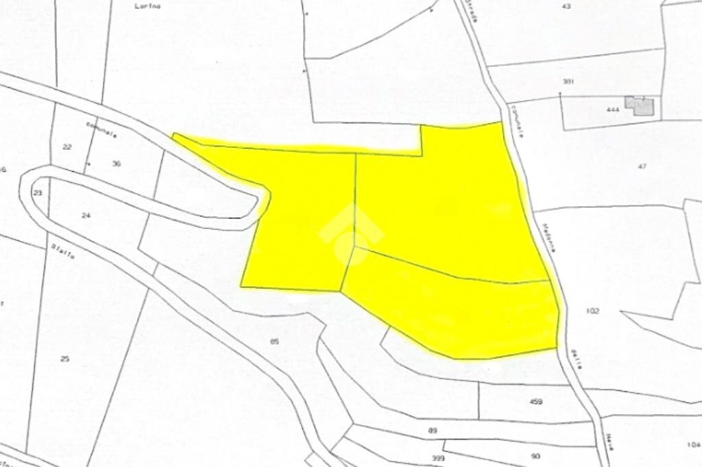 Terreno agricolo Via madonna della neve, Rialto - planimetria 1