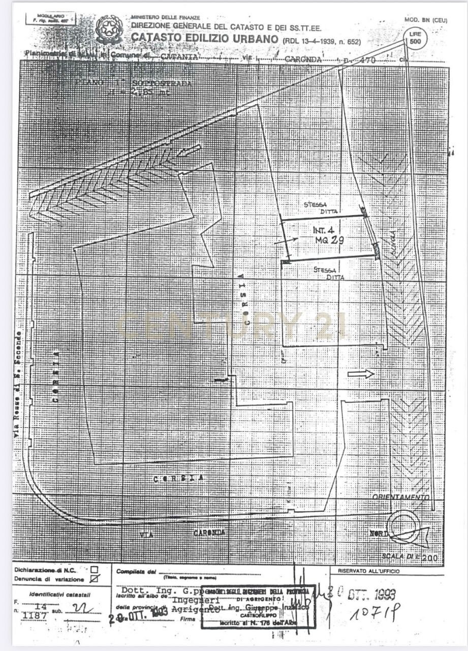 PLANIMETRIA.jpeg - Box Via Caronda 470, Catania - planimetria 1