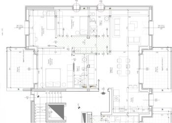 Planimetria quadrilocale - Four-room apartment Via San Giacomo 9, Como - photo 2
