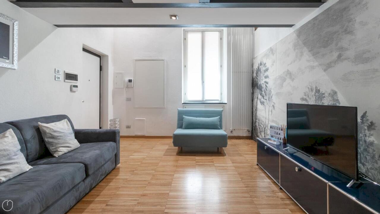 soggiorno - Quadrilocale Via Paolo Frisi 8, Milano - foto 1