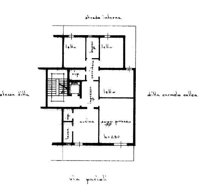 planimetria .png - Appartamento Via Parioli 6, Gela - planimetria 1