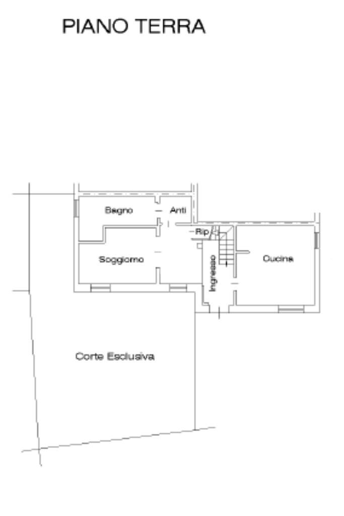 Casa semi indipendente Via Babilonia, Mirandola - planimetria 1