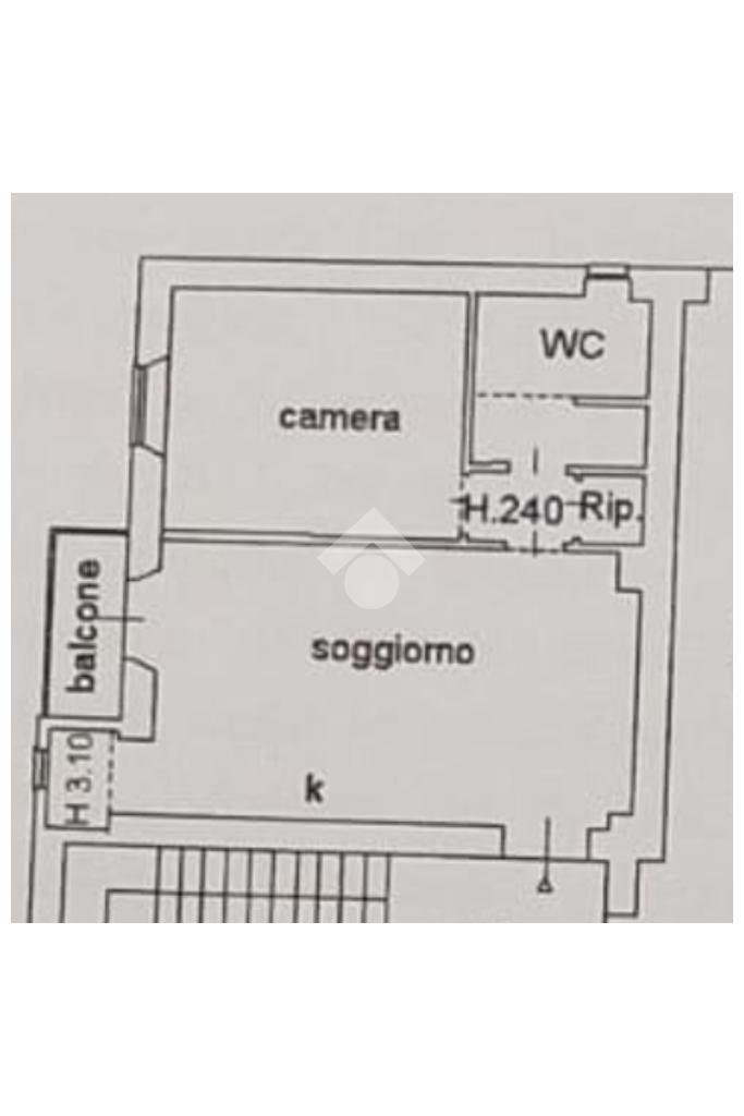 Two-room apartment Via Privata Angiolo Maffucci, Milano (neighborhood Bovisa) - floor plans 1