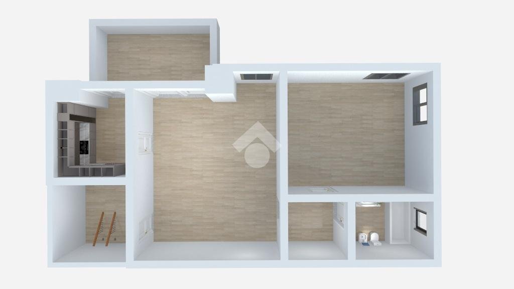 Trilocale Via Carlo Imbonati, Milano (zona Maciachini) - planimetria 1