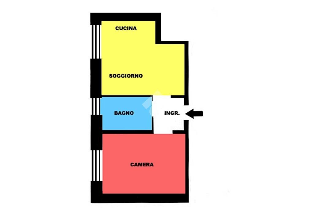 Bilocale Via Arbe, Milano - planimetria 1