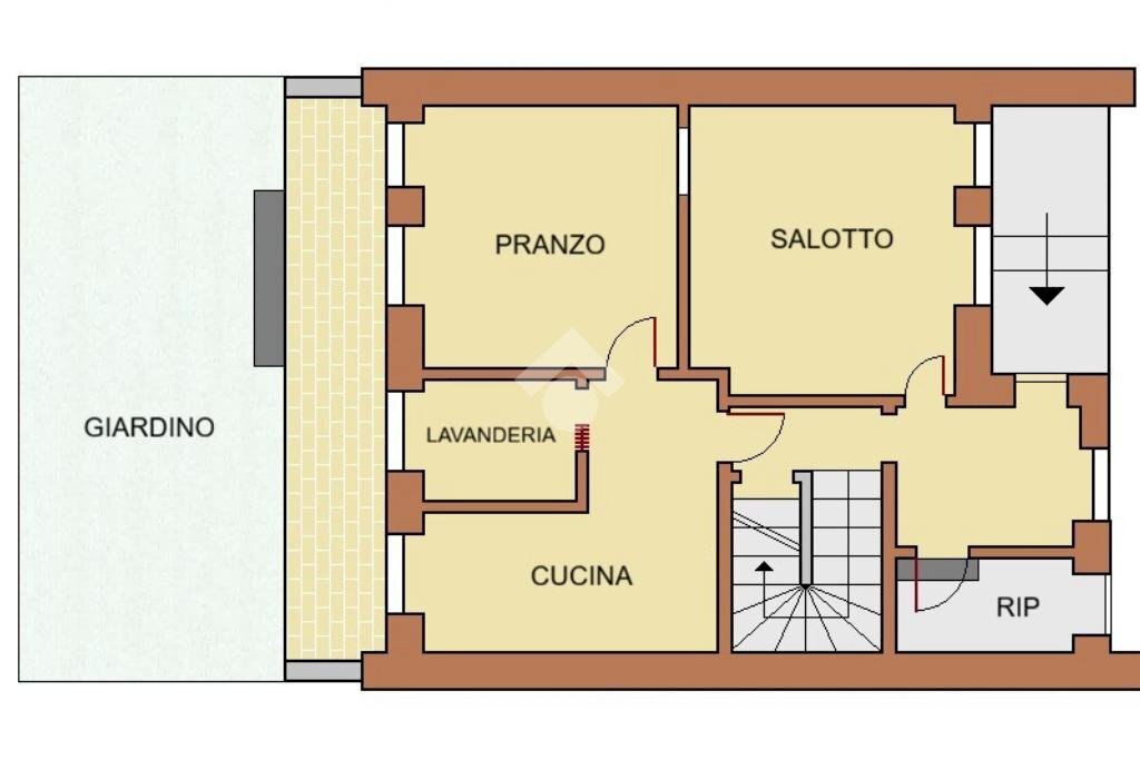 Villa a Schiera Via villaggio ina, Cesate - planimetria 1