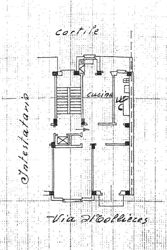 Trilocale Via Mollieres, Torino (zona Pozzo Strada) - planimetria 1