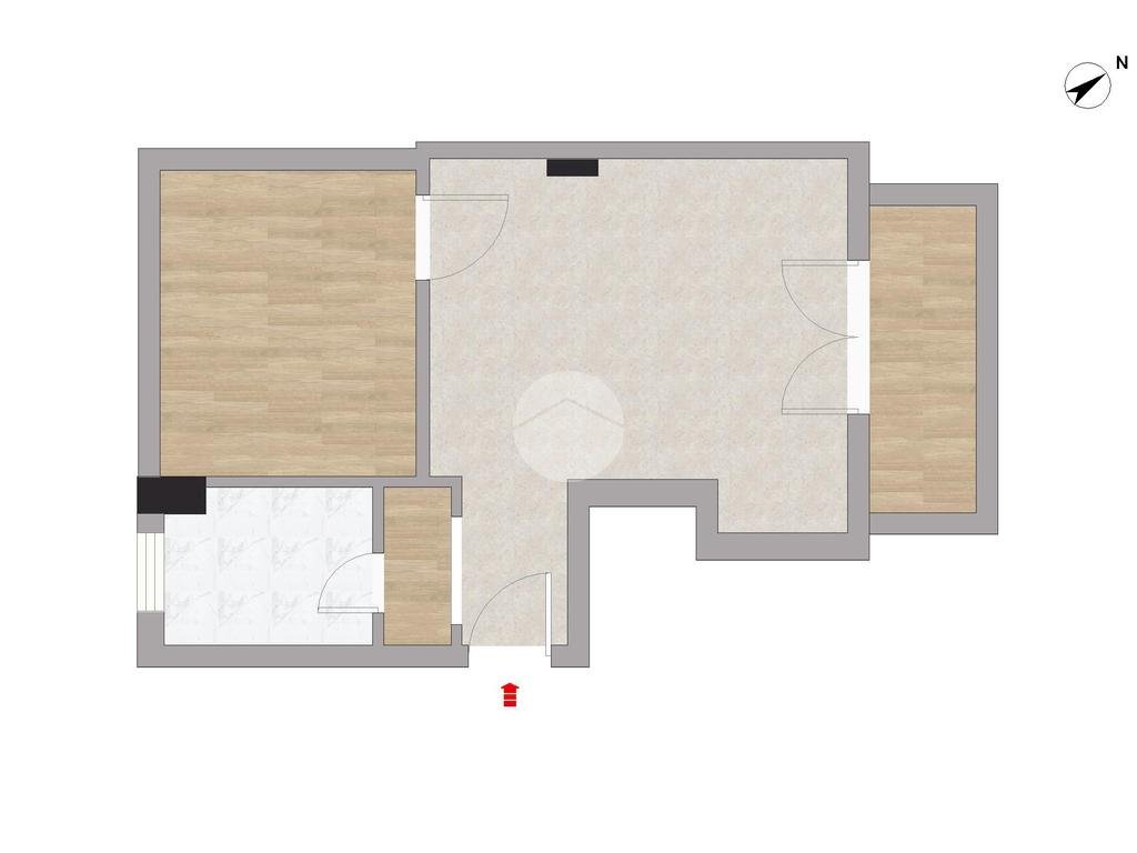 Bilocale Via Privata Chiasso, Milano - planimetria 1