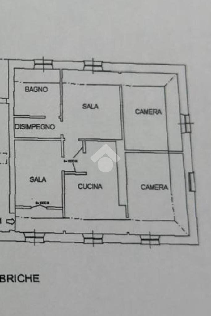 Quadrilocale Via fabbriche, Genova (zona Voltri) - planimetria 1