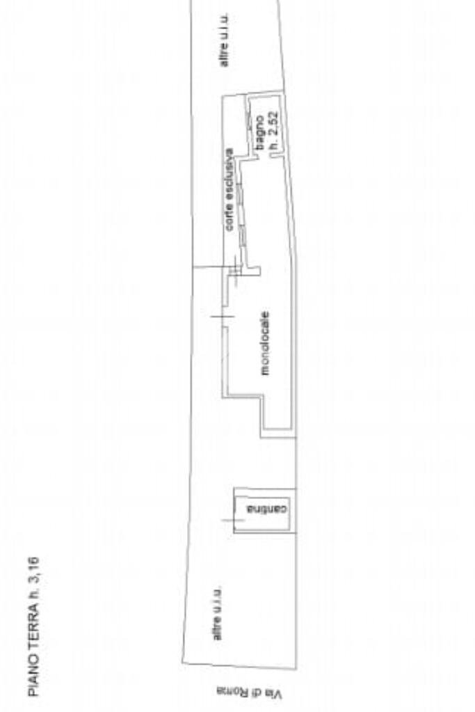 Monolocale Via di Roma, Ravenna - planimetria 1