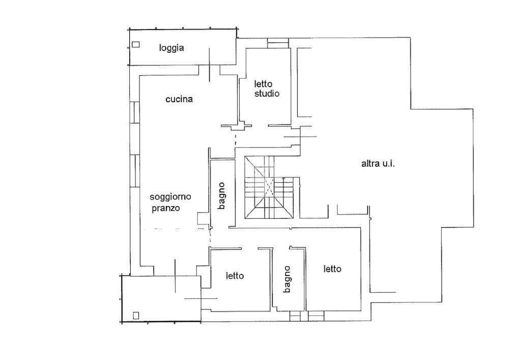 Attico Via De Sanctis, Reggio nell'Emilia - planimetria 1