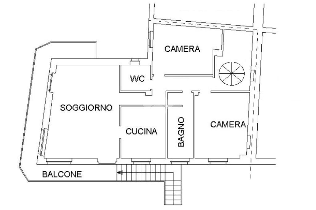 Independent house Via Santa Maria, Castelletto Merli - floor plans 1