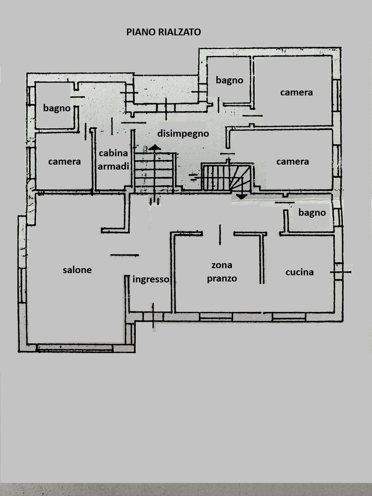 Villa via Chabriols, 9, Torre Pellice - planimetria 1