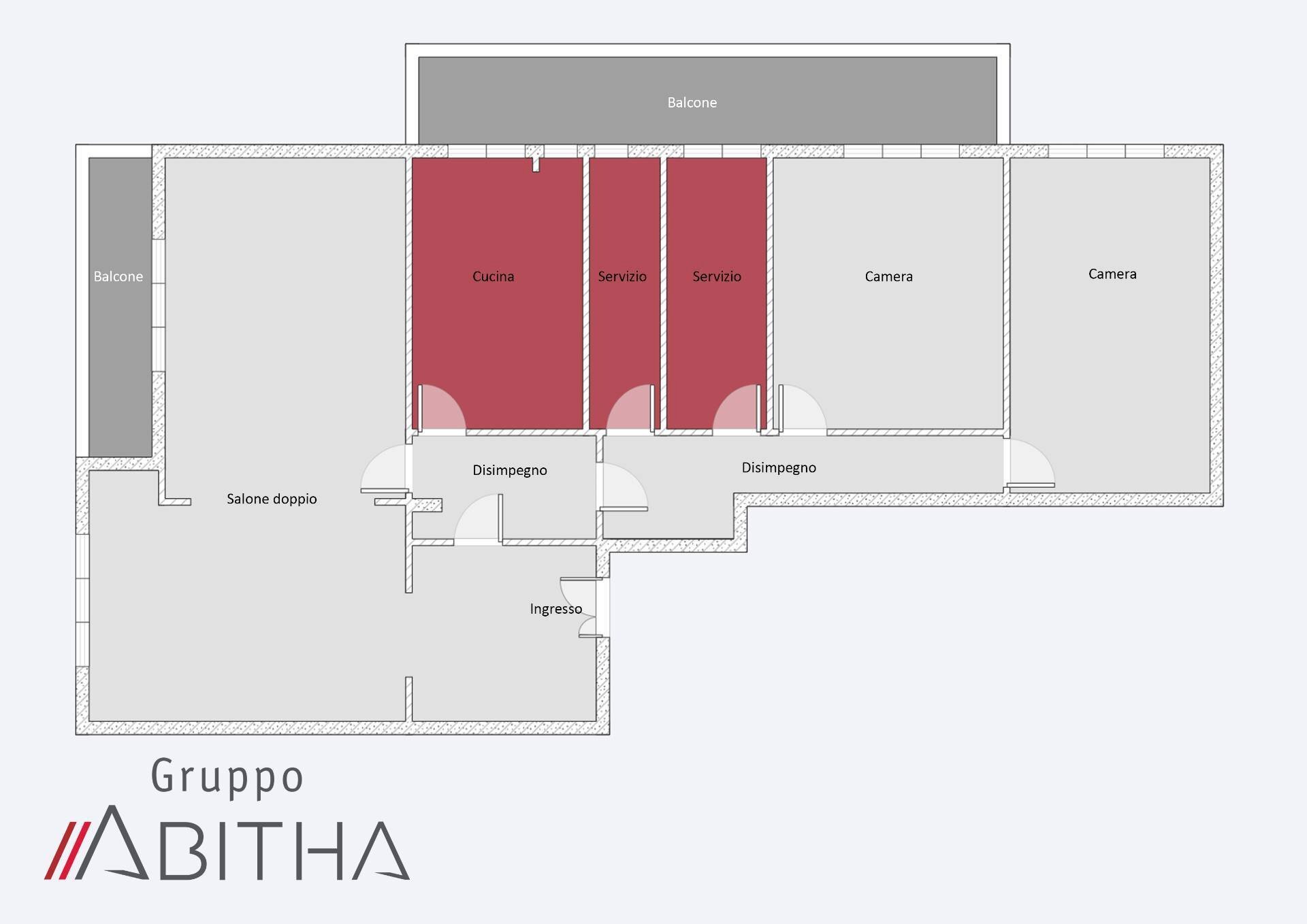 Quadrilocale Circonvallazione Cornelia, Roma - planimetria 1