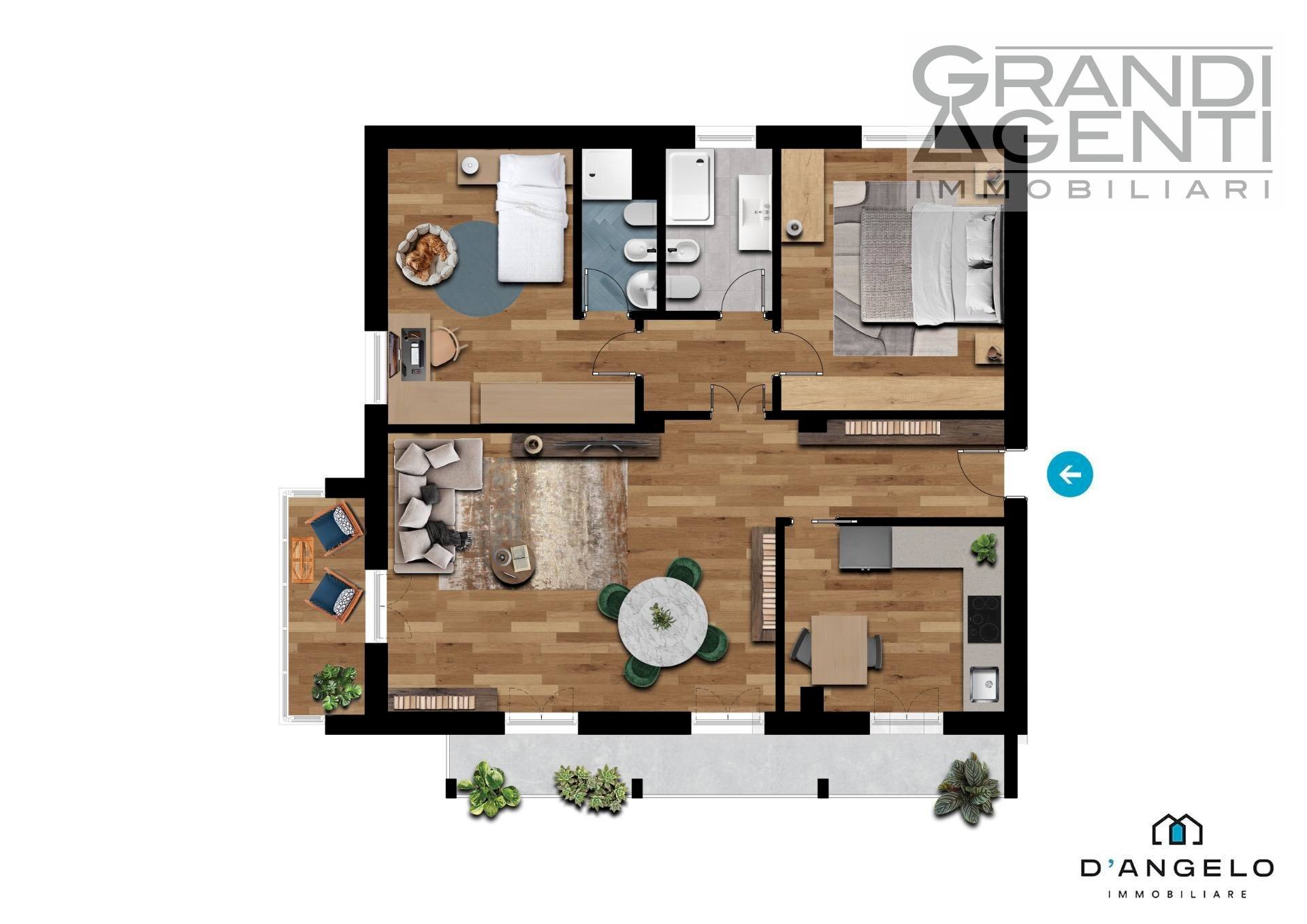 Foto 33 - Appartamento lungadige catena
 
9, Verona - planimetria 1