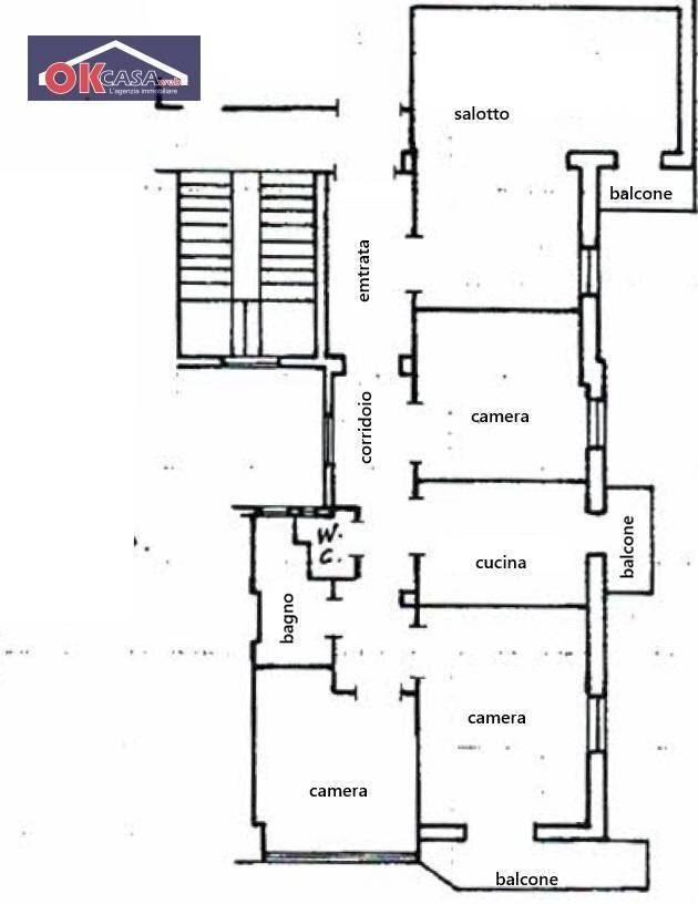 Foto 12 - Appartamento via giovanni della casa
 
8, Verona - planimetria 1