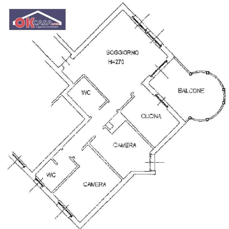 Foto 14 - Four-room apartment via da vinci
 
41, Verona - floor plans 1