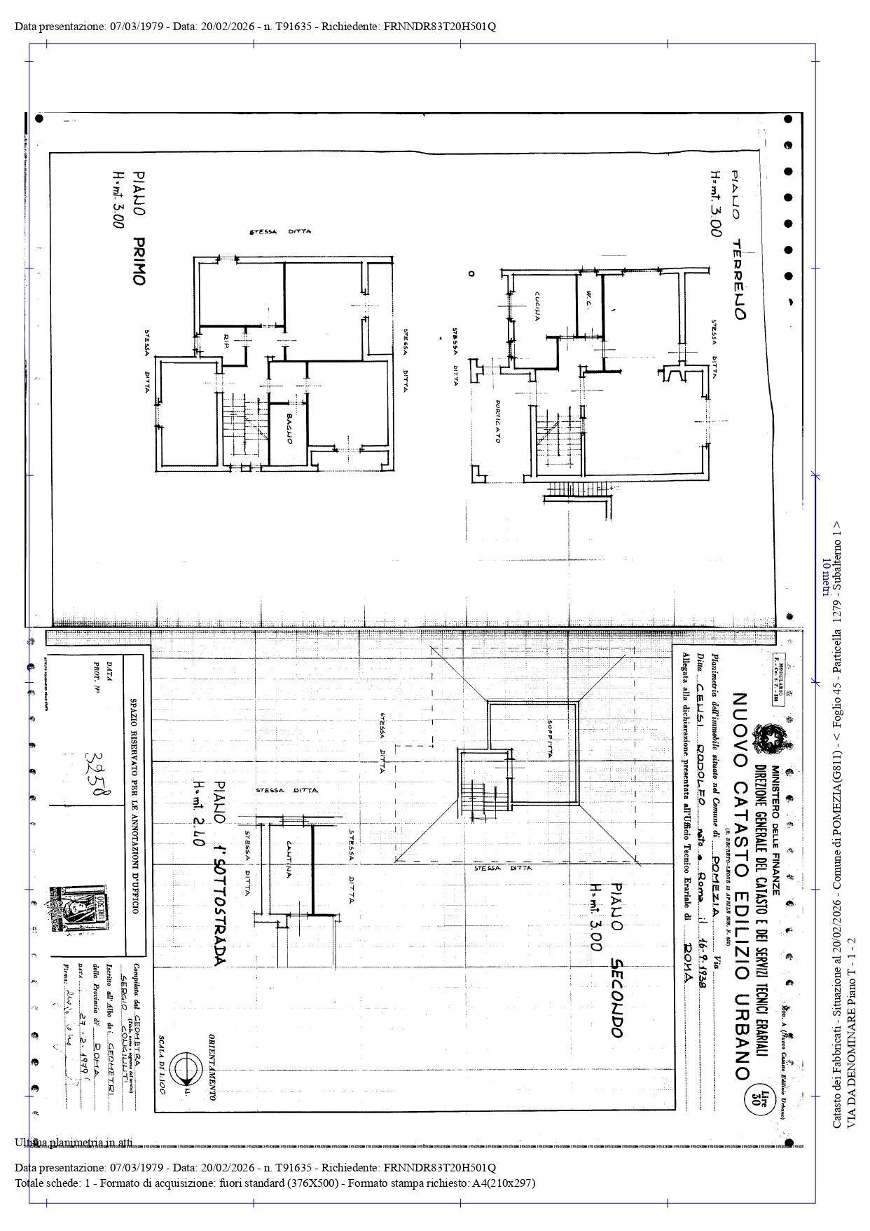 Foto 42 - Villa Via Savona
 
11, Ardea - floor plans 1